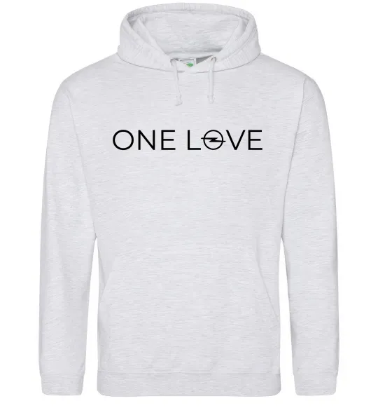 Жіноча толстовка (худі) Opel one love Сірий меланж фото