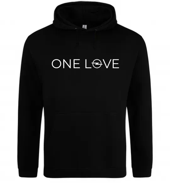 Жіноча толстовка (худі) Opel one love Чорний фото