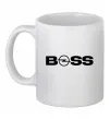 Чашка керамическая Boss Opel Белый фото