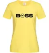 Женская футболка Boss Opel Лимонный фото