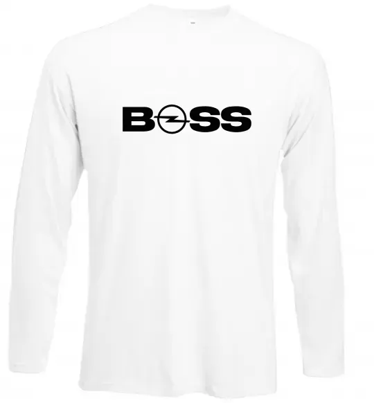 Лонгслів Boss Opel Білий фото