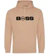 Чоловіча толстовка (худі) Boss Opel Пісочний фото