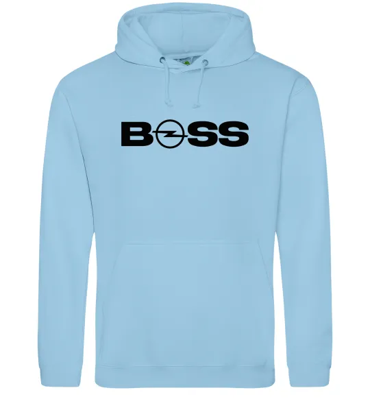 Жіноча толстовка (худі) Boss Opel Блакитний фото