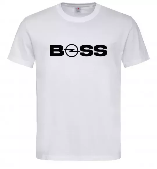 Чоловіча футболка Boss Opel Білий фото