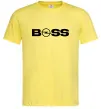Чоловіча футболка Boss Opel Лимонний фото