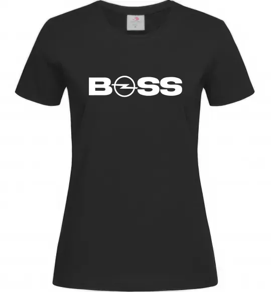 Женская футболка Boss Opel Черный фото