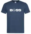 Чоловіча футболка Boss Opel Темно-синій фото