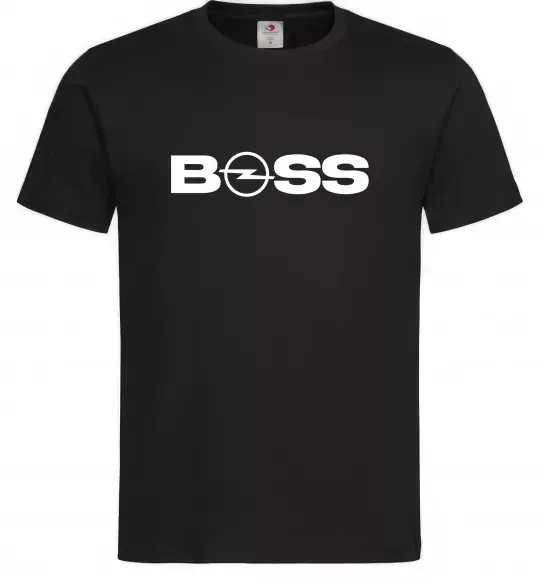 Чоловіча футболка Boss Opel Чорний фото