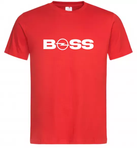 Чоловіча футболка Boss Opel Червоний фото