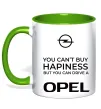 Чашка с цветной ручкой You can drive Opel Зеленый фото