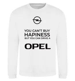 Світшот You can drive Opel Білий фото