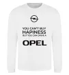 Свитшот You can drive Opel Белый фото