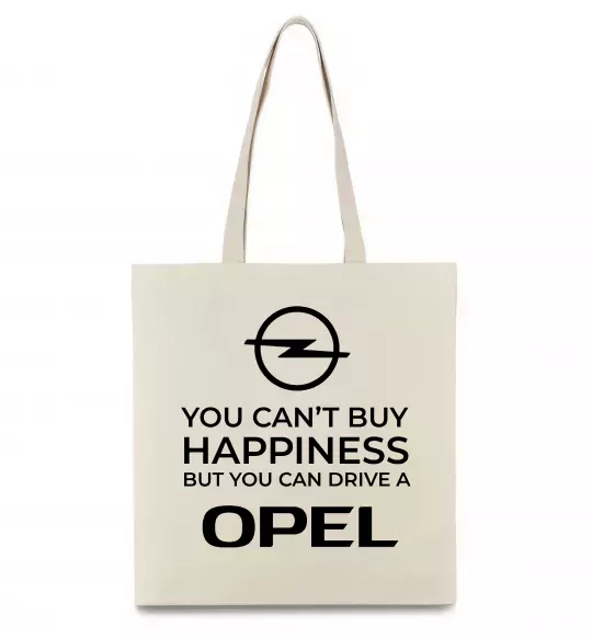 Еко-сумка You can drive Opel Бежевий фото