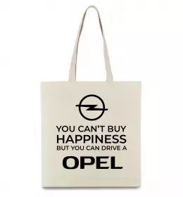 Эко-сумка You can drive Opel Бежевый фото