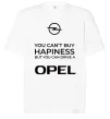 Футболка Оверсайз You can drive Opel Білий фото
