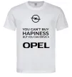 Мужская футболка You can drive Opel Белый Мужская футболка You can drive Opel Белый фото