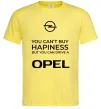 Мужская футболка You can drive Opel Лимонный Мужская футболка You can drive Opel Лимонный фото