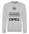 Свитшот You can drive Opel Серый меланж фото