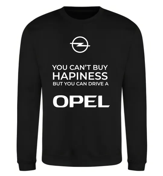 Свитшот You can drive Opel Черный фото