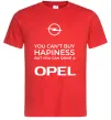Мужская футболка You can drive Opel Красный Мужская футболка You can drive Opel Красный фото
