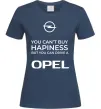 Женская футболка You can drive Opel Темно-синий фото