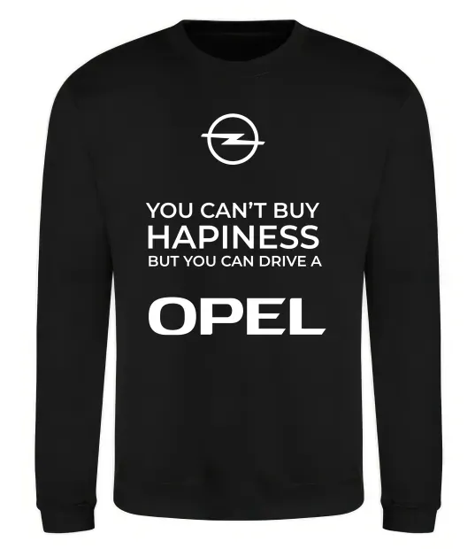 Свитшот You can drive Opel Черный фото
