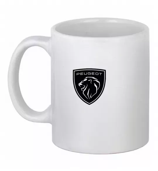 Чашка керамическая Peugeot Белый фото