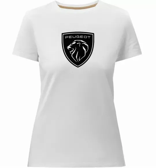 Жіноча преміум футболка Peugeot Білий фото