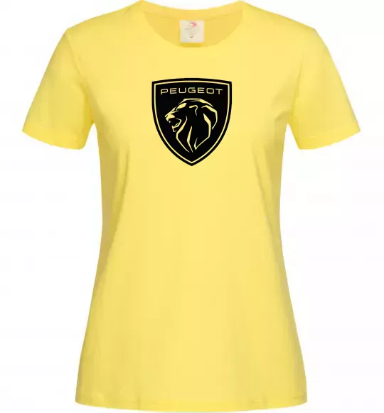 Жіноча футболка Peugeot Лимонний фото