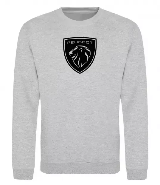 Світшот Peugeot Сірий меланж фото