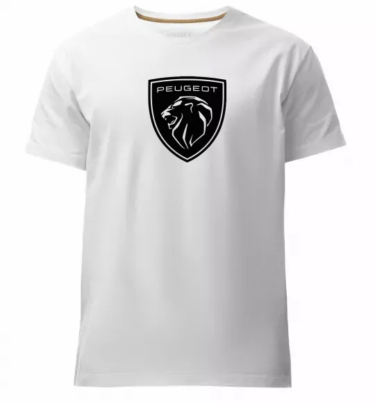 Чоловіча преміум футболка Peugeot Білий фото