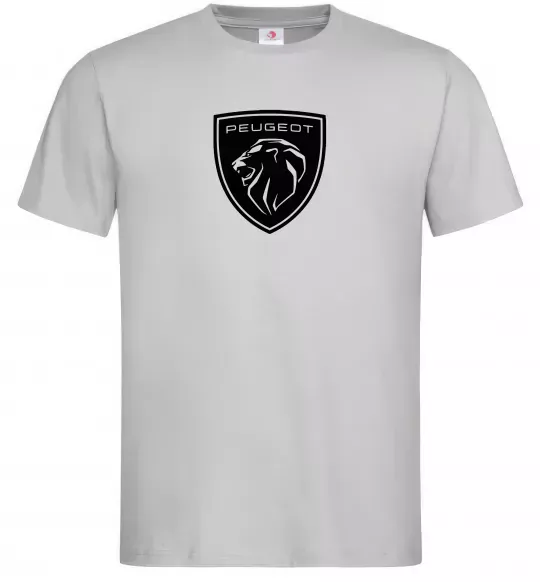 Чоловіча футболка Peugeot Сірий фото