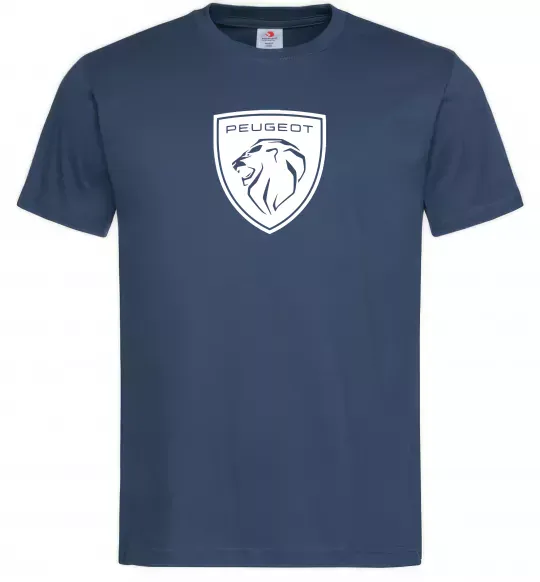 Чоловіча футболка Peugeot Темно-синій фото