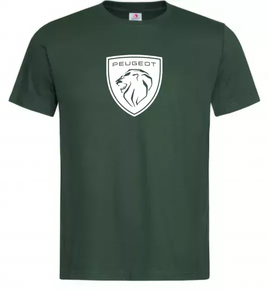Чоловіча футболка Peugeot Темно-зелений фото