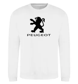Свитшот Peugeot logo Белый фото