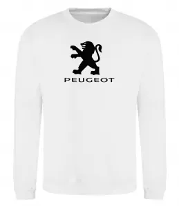 Світшот Peugeot logo Білий фото