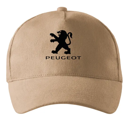 Кепка Peugeot logo Пісочний фото