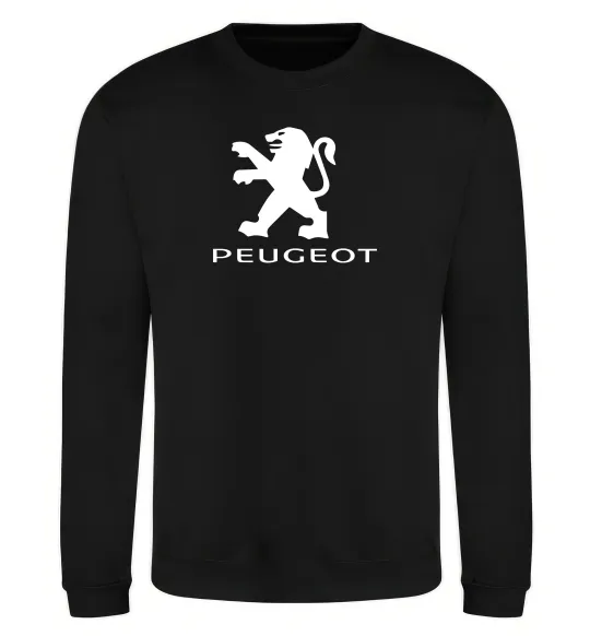 Світшот Peugeot logo Чорний фото