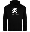 Женская толстовка (худи) Peugeot logo Черный фото