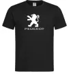 Чоловіча футболка Peugeot logo Чорний фото