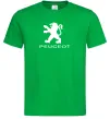 Чоловіча футболка Peugeot logo Зелений фото