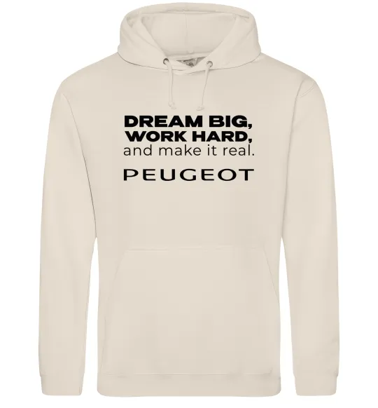Женская толстовка (худи) Make peugeot real Таш фото