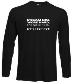 Лонгслив Make peugeot real