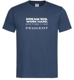 Мужская футболка Make peugeot real