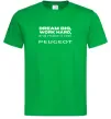 Мужская футболка Make peugeot real Зеленый Мужская футболка Make peugeot real Зеленый фото