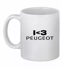 Чашка керамическая Peugeot Белый фото