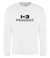Свитшот I <3 Peugeot Белый фото