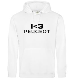 Жіноча толстовка (худі) I <3 Peugeot