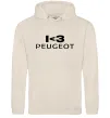 Женская толстовка (худи) I <3 Peugeot Таш фото