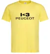 Чоловіча футболка I <3 Peugeot Лимонний фото